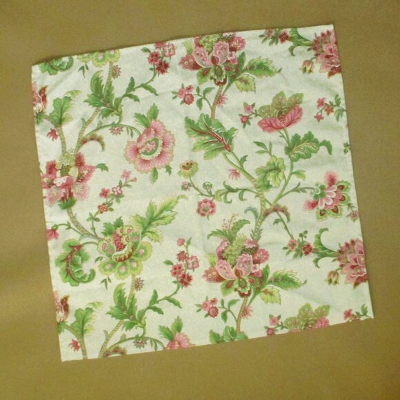 Waverly  Table Napkins Placemat  Fuscia Green Plaid lot of 6 - Picture 5 of 6